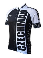 Cyklistický dres - Bílá - Cyklistický dres strana