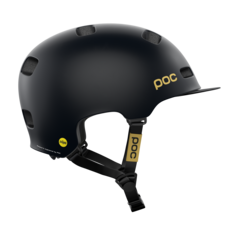Cyklistická helma POC Crane MIPS Fabio Ed. Uranium Black Matt/Gold - Xw2Q-2Ag